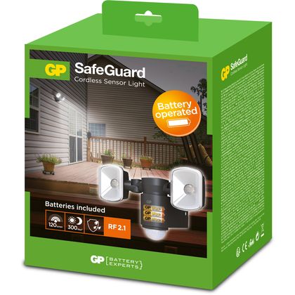 GP GPACELSS1000 Safeguard RF1 PIR LED Battery Operated Outdoor Light 